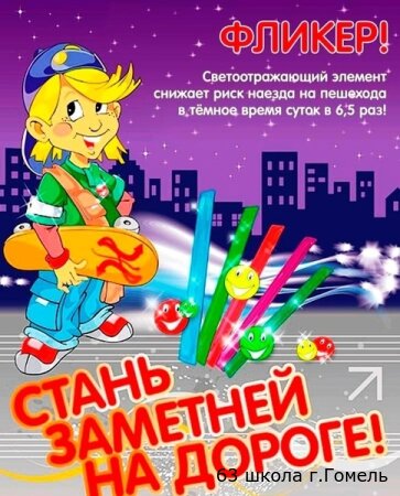 Правила использования гражданами фликеров в целях обеспечения личной безопасности