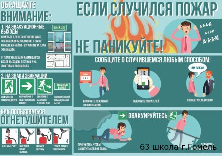 ДЕЙСТВИЯ В СЛУЧАЕ ВОЗНИКНОВЕНИЯ ПОЖАРА