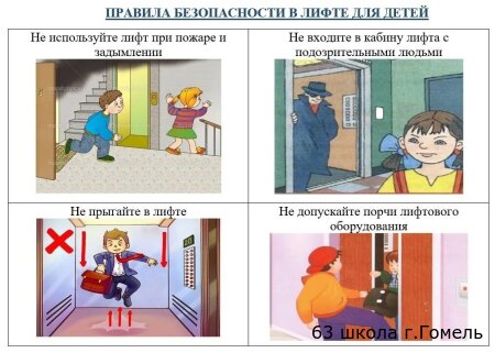 Лифт не место для игр!