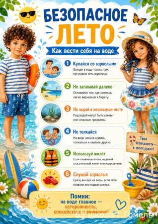 Купание в разрешенных местах